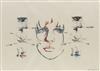LARRY RIVERS Two color lithographs.